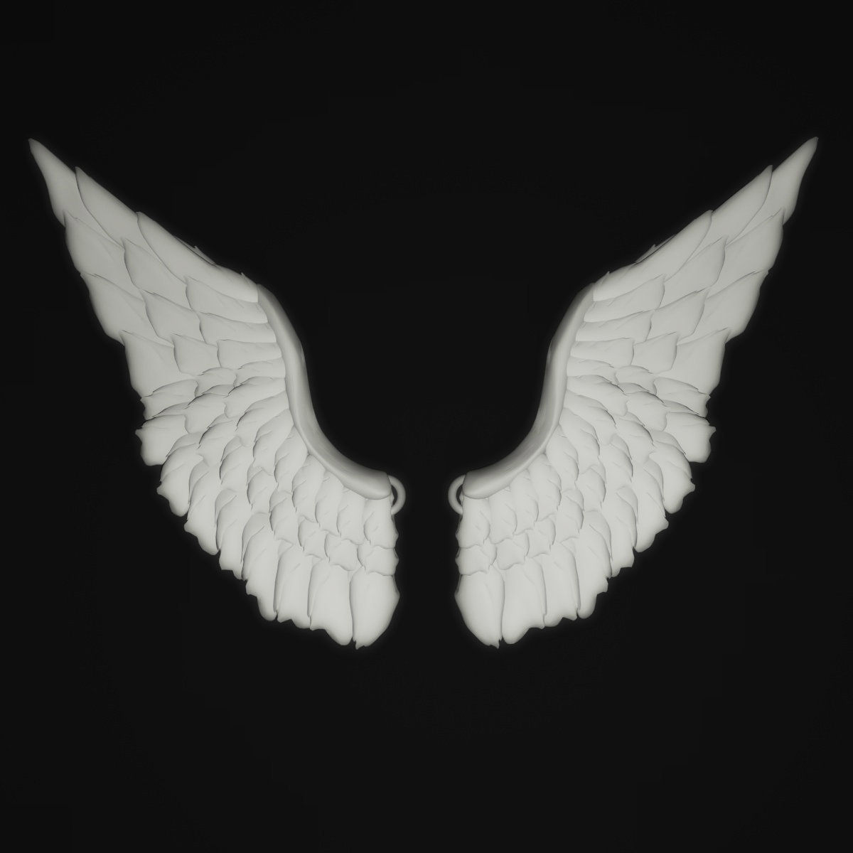 angel wings 3d model free download